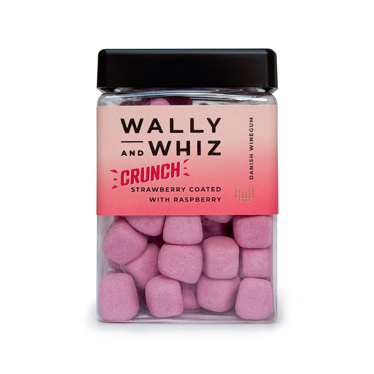 Jordbær med Hindbær Crunch, 210g