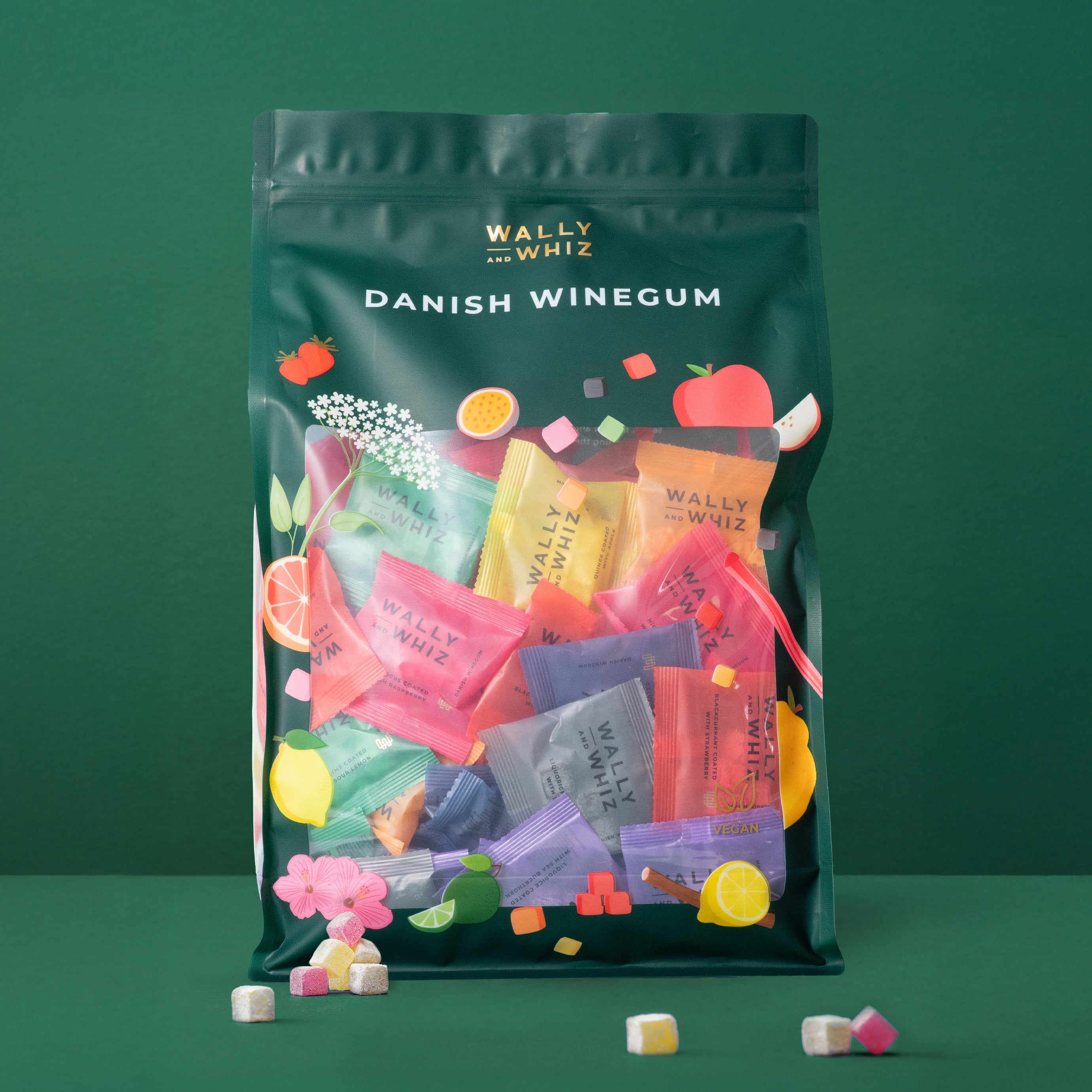 Wally and Whiz frugt mix - 125 poser, 1.375g