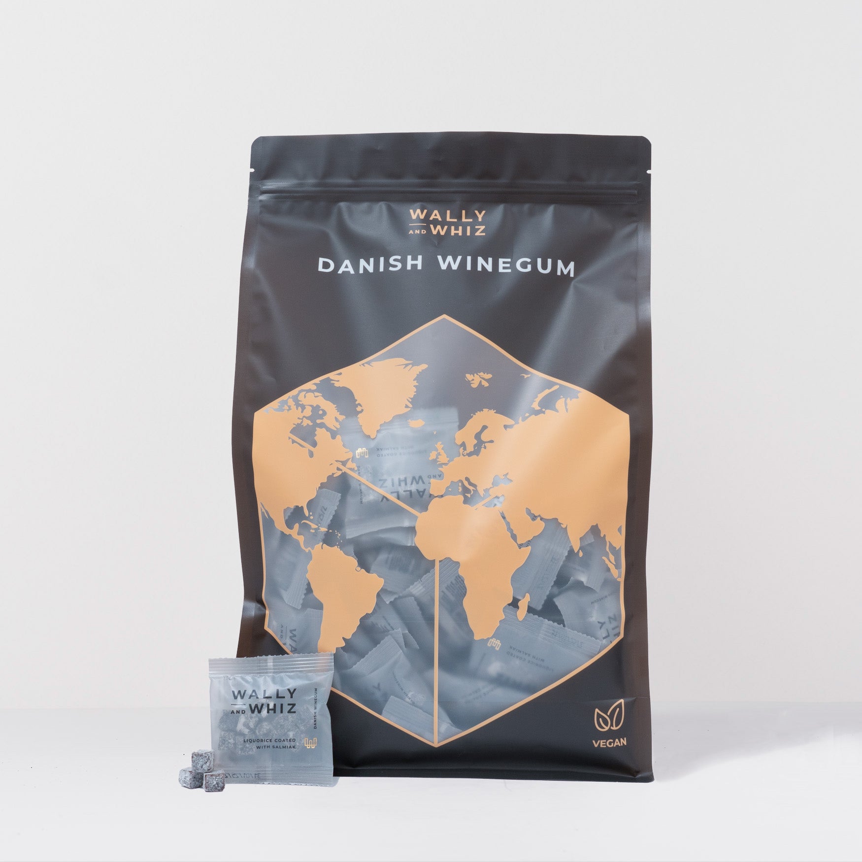 Lakrids med salmiak - 125 poser, 1.375g